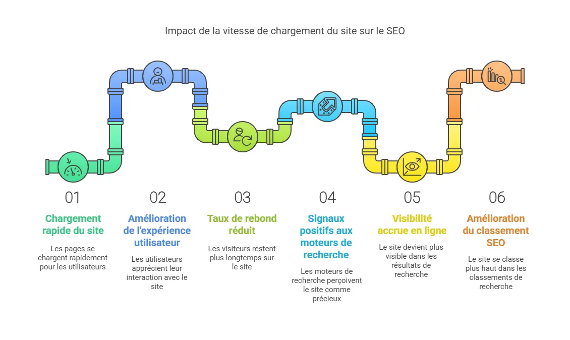 Conséquences de la vitesse de chargement d'un site Impact-vitesse-chargement-SEO